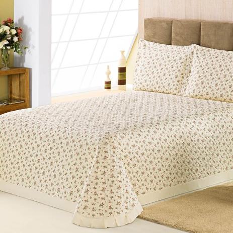 Colcha Matelassê Delicate Botane Casal 200 Fios Bege Plumasul Menor preço em Colcha Matelassê Delicate Botane Casal 200 Fios Bege Plumasul