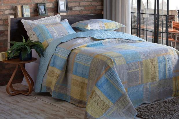 Colcha Matelasse Patchwork Bouti London Chealse 06 - Rozac Menor preço em Colcha Matelasse Patchwork Bouti London Chealse 06 - Rozac