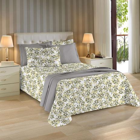 Colcha Queen 100 Algodão Piquet Teka Estampada Menor preço em Colcha Queen 100 Algodão Piquet Teka Estampada