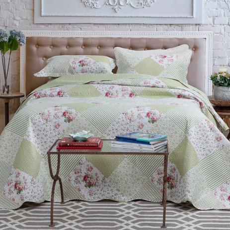 Colcha Queen 3 Peças Patchwork Boutis Beatriz - Rozac é boa?