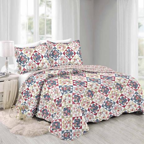 Colcha Queen Camesa Evolution Patchword 260x240cm Granita é ruim? Colcha Queen Camesa Evolution Patchword 260x240cm Granita é boa?