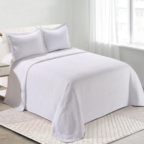 Colcha Queen Camesa Loft 240x260Cm Branca Menor preço em Colcha Queen Camesa Loft 240x260Cm Branca