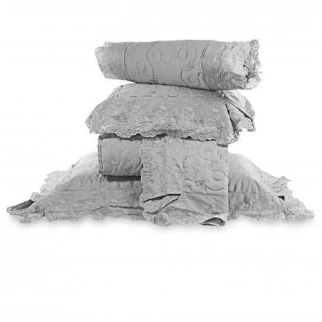 Menor preço em Colcha Queen com almofada e rolinho 300 Fios Florence - Marken Fassi