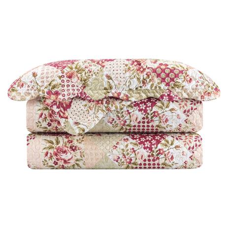 Colcha Queen Evolution Patchwork Stona 240 X 260cm Camesa é boa?