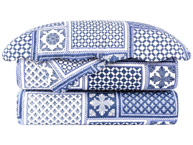 Colcha Queen Size Patchwork Microfibra 150 Fios - Camesa Evolution Isolda 3 Peças é boa?