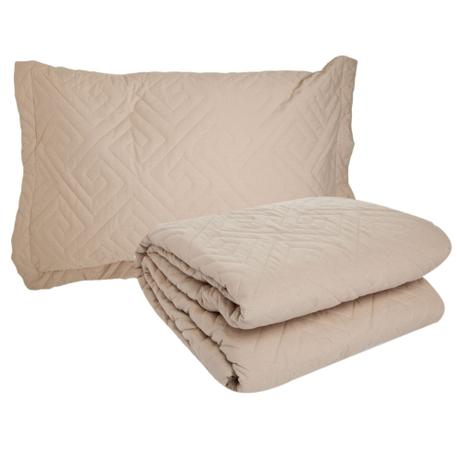 Colcha Sleep Casal Queen 3 Peças Bege - Linha avulsa enxovais Menor preço em Colcha Sleep Casal Queen 3 Peças Bege - Linha avulsa enxovais
