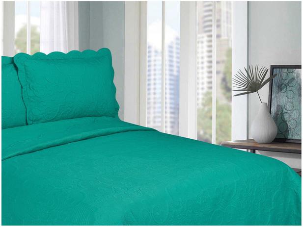 Colcha Solteiro 100 Microfibra 150 Fios - Camesa Boutis Barroque 2 Peças Menor preço em Colcha Solteiro 100 Microfibra 150 Fios - Camesa Boutis Barroque 2 Peças