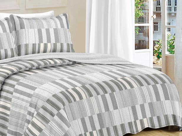 Colcha Solteiro 100 Microfibra 150 Fios - Camesa Patchwork 2 Peças Menor preço em Colcha Solteiro 100 Microfibra 150 Fios - Camesa Patchwork 2 Peças