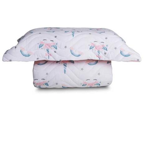 Colcha Solteiro Infantil Malha Unicórnio - Naturalle Fashion Menor preço em Colcha Solteiro Infantil Malha Unicórnio - Naturalle Fashion