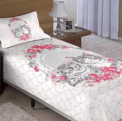 Colcha Solteiro - Jogo 2 Peças - Gatinho - Raner é boa?