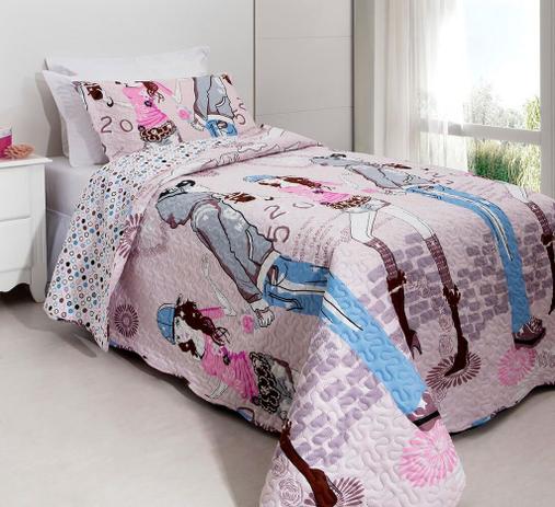 Colcha Solteiro Matelasse Infantil 180x 220 Girlfriend Rozac Menor preço em Colcha Solteiro Matelasse Infantil 180x 220 Girlfriend Rozac