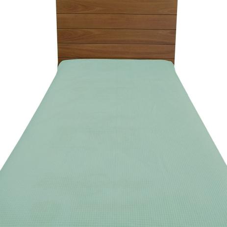 Colcha Solteiro Piquet Favo Liso - Turquesa - Döhler Menor preço em Colcha Solteiro Piquet Favo Liso - Turquesa - Döhler