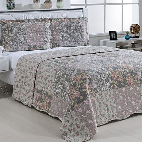 Colcha ultrassonica parma king 2,80 x 2,60 des. 002 / niazitex Menor preço em Colcha ultrassonica parma king 2,80 x 2,60 des. 002 / niazitex