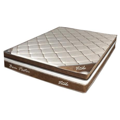 Colchão Casal Bom Pastor Vitale Mola Pocket 1,38 x 0,32 Marrom Menor preço em Colchão Casal Bom Pastor Vitale Mola Pocket 1,38 x 0,32 Marrom