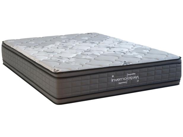 Colchão Casal Kappesberg Mola 32cm de Altura - Premium Inverno Verão Menor preço em Colchão Casal Kappesberg Mola 32cm de Altura - Premium Inverno Verão