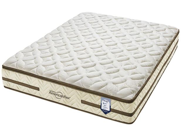 Colchão Casal Mola Ortopédico 33cm de Alt. - Select Gel Americanflex Menor preço em Colchão Casal Mola Ortopédico 33cm de Alt. - Select Gel Americanflex
