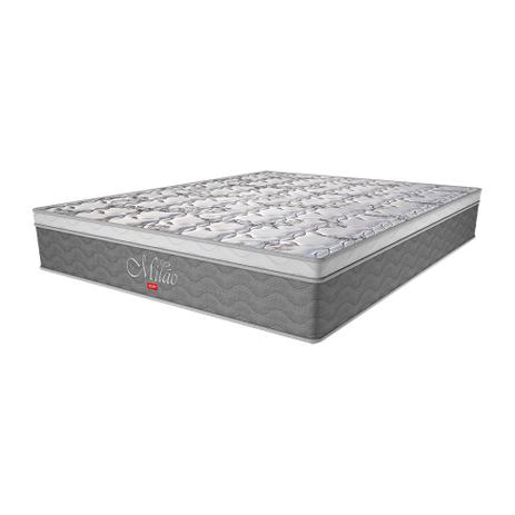 Colchão Casal Molas Bonnell Milão (30x138x188) Branco e Cinza - Pelmex Menor preço em Colchão Casal Molas Bonnell Milão (30x138x188) Branco e Cinza - Pelmex