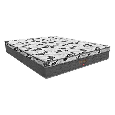 Colchão Casal Molas New Vermont (30x138x188) Branco e Onix e Cinza - Pelmex Menor preço em Colchão Casal Molas New Vermont (30x138x188) Branco e Onix e Cinza - Pelmex