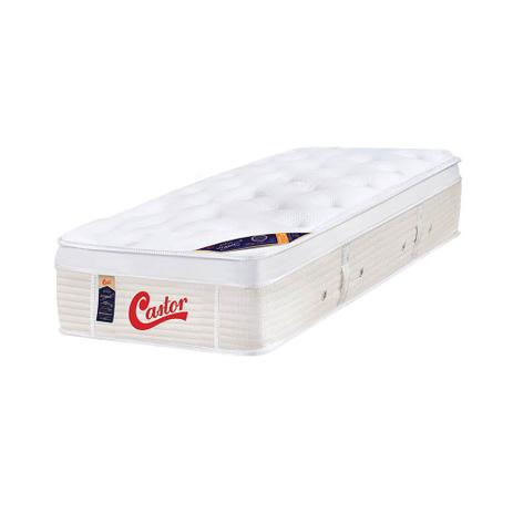 Menor preço em Colchão Castor Solteiro Vitagel Euro One Face 96x203x32cm