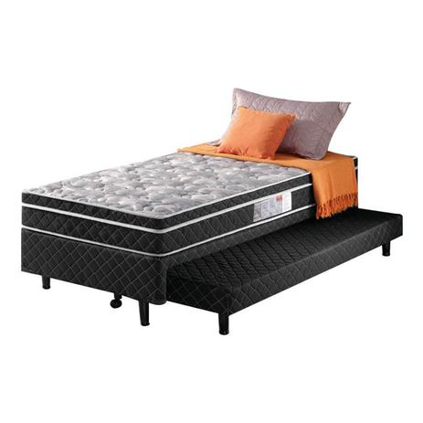 Colchao Conjunto Colchao e Box Blenda C/ Auxiliar Solteiro L: 88 x A: 188 x P: 23 Geral Padrao Serflex Menor preço em Colchao Conjunto Colchao e Box Blenda C/ Auxiliar Solteiro L: 88 x A: 188 x P: 23 Geral Padrao Serflex