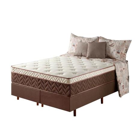 Colchao Conjunto Colchao e Box Imperador Queen L: 158 x A: 198 x P: 32 Geral Padrao Serflex Menor preço em Colchao Conjunto Colchao e Box Imperador Queen L: 158 x A: 198 x P: 32 Geral Padrao Serflex