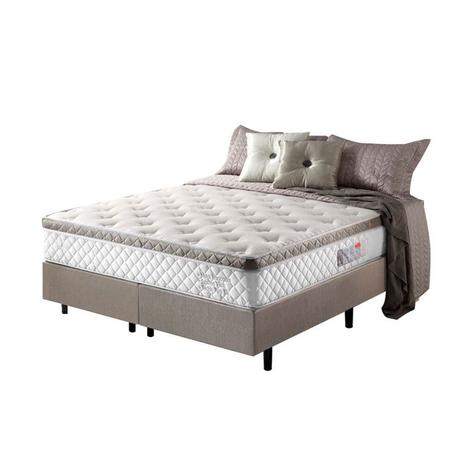 Colchao Conjunto Colchao e Box Quartzo Plus Queen L: 158 x A: 198 x P: 32 Geral Padrao Serflex Menor preço em Colchao Conjunto Colchao e Box Quartzo Plus Queen L: 158 x A: 198 x P: 32 Geral Padrao Serflex