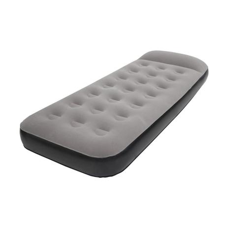 Menor preço em Colchão De Solteiro Inflável Star Cinza NTK