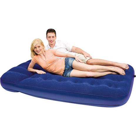 Colchão Inflável Casal Bel Lazer 110200 - Bel fix Menor preço em Colchão Inflável Casal Bel Lazer 110200 - Bel fix