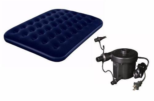 Colchão Inflável Casal Bestway com Bomba de Inflar Elétrica 110v Menor preço em Colchão Inflável Casal Bestway com Bomba de Inflar Elétrica 110v
