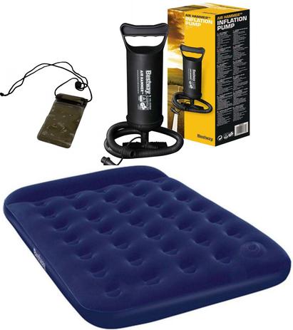 Colchão Inflável Casal Confort King Com Bomba De Ar Externa - Art house Menor preço em Colchão Inflável Casal Confort King Com Bomba De Ar Externa - Art house