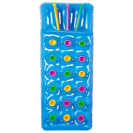 Colchão Inflável Lounge Azul Bel. - Bel fix Menor preço em Colchão Inflável Lounge Azul Bel. - Bel fix