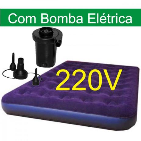 Colchao Inflavel Mor Casal com Bomba Eletrico 220v é boa?