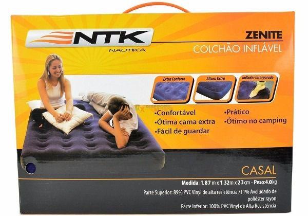 Colchão Inflável Nautika Zenite Casal Menor preço em Colchão Inflável Nautika Zenite Casal