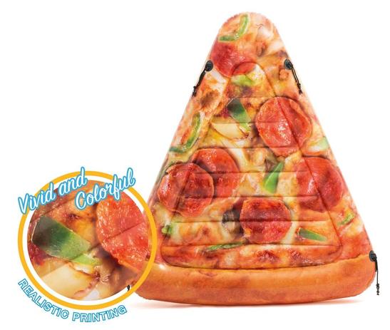 Colchão Inflável Para Piscina Fatia De Pizza Novo - Intex Menor preço em Colchão Inflável Para Piscina Fatia De Pizza Novo - Intex