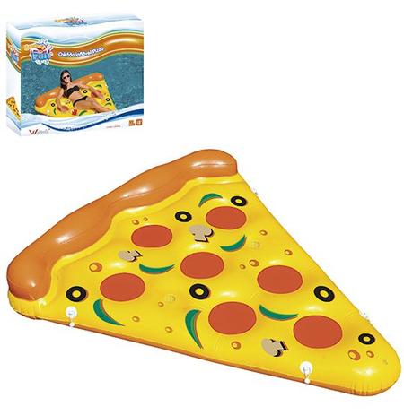 Colchao inflavel pizza 175x130cm summer fun super resistente - Wellmix Menor preço em Colchao inflavel pizza 175x130cm summer fun super resistente - Wellmix