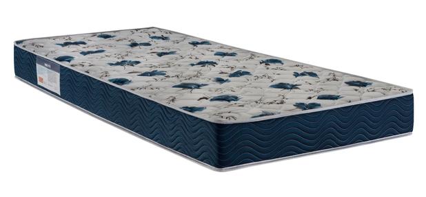 Colchao Iso 6.0 - D28 Solteiro 78 cm (LARG) Azul e Branco - 52000 - Ortobom  (INATIVO) - Colchão Solteiro - Magazine Luiza