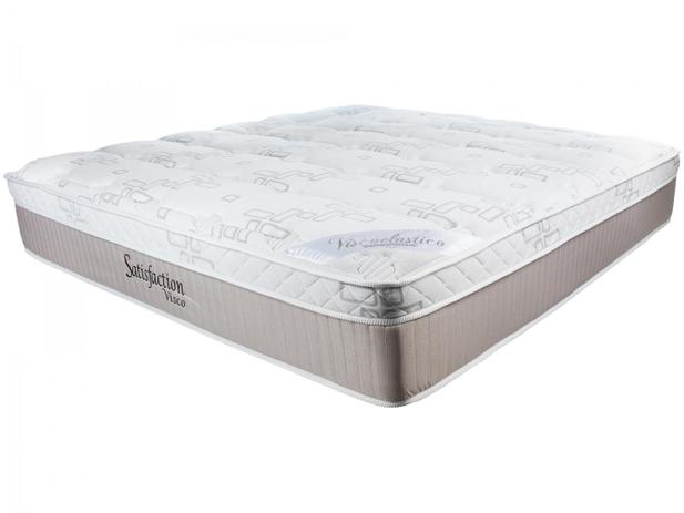 Colchão King Luckspuma Mola Ensacada - 36cm de Altura Satisfaction Visco Menor preço em Colchão King Luckspuma Mola Ensacada - 36cm de Altura Satisfaction Visco