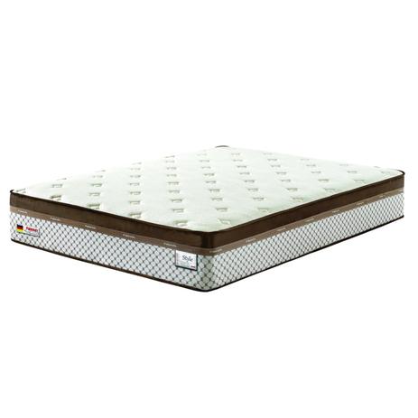 Colchão King Molas Superlastic 32cmx203cmx193cm Style PS Palemax Marrom Menor preço em Colchão King Molas Superlastic 32cmx203cmx193cm Style PS Palemax Marrom