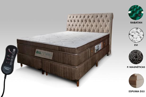 Colchão magnético queen com box Clearance