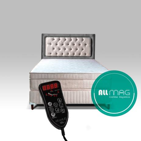 Colchão Magnético + Base Boxcom Kit BioquânticoCasal Bege Claro - Allmag é boa?
