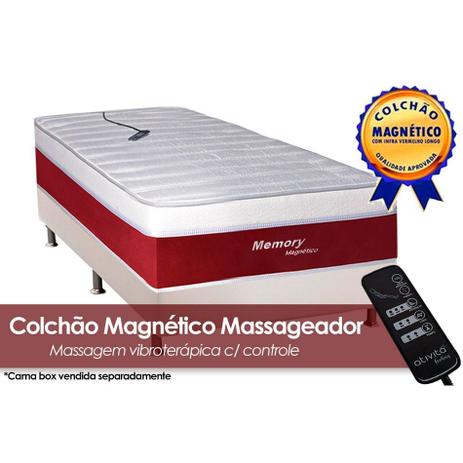 Colchão Magnético c/Massagem Memory Solteiro 88 - A costa rica Menor preço em Colchão Magnético c/Massagem Memory Solteiro 88 - A costa rica