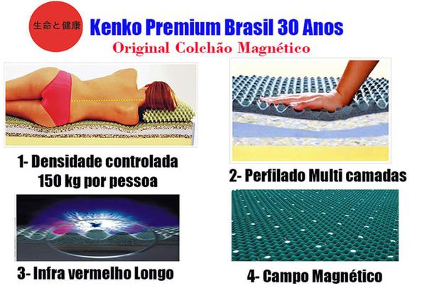 Colchão Magnético Casal 1,38x1,88x27cm Kenko Premium Plus Menor preço em Colchão Magnético Casal 1,38x1,88x27cm Kenko Premium Plus