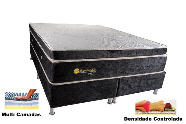 Colchão Magnético Casal 1,38x1,88x30 Cm Kenko Premium Gold Linha Exportação Menor preço em Colchão Magnético Casal 1,38x1,88x30 Cm Kenko Premium Gold Linha Exportação