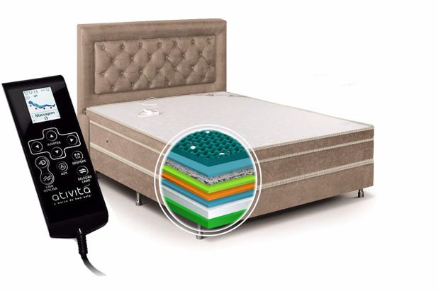 Colchão Magnetico Massageador com Infravermelho Longo energia Bioquântica e Cromoterapia -CASAL - Mg Menor preço em Colchão Magnetico Massageador com Infravermelho Longo energia Bioquântica e Cromoterapia -CASAL - Mg