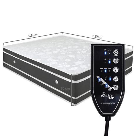 Colchão Magnético Ortopédico Casal Turbo com Infravermelho, Massageador - Vit Quality Menor preço em Colchão Magnético Ortopédico Casal Turbo com Infravermelho, Massageador - Vit Quality