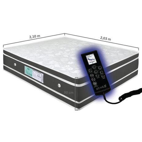 Colchão Magnético Ortopédico Super King com Infravermelho, Massageador, Cromoterapia - Vit quality Menor preço em Colchão Magnético Ortopédico Super King com Infravermelho, Massageador, Cromoterapia - Vit quality