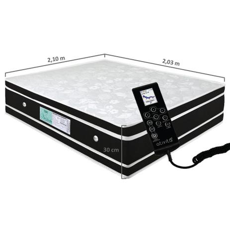 Colchão Magnético Ortopédico Super King com Infravermelho, Massageador - Vit quality Menor preço em Colchão Magnético Ortopédico Super King com Infravermelho, Massageador - Vit quality