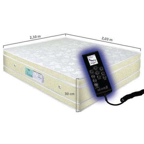 Colchão Magnético Ortopédico Super King Turbo Infravermelho, Massageador, E. Quântica, Cromoterapia - Vit quality Menor preço em Colchão Magnético Ortopédico Super King Turbo Infravermelho, Massageador, E. Quântica, Cromoterapia - Vit quality