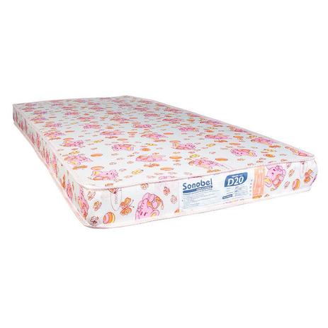 Colchão Mini Cama D20 148x68x10 Sonobel Menor preço em Colchão Mini Cama D20 148x68x10 Sonobel