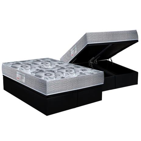 Colchão Ortobom Ortopédico Fort Tech+Cama Box Baú Queen 158 - Base para  Cama Box Queen Size - Magazine Luiza